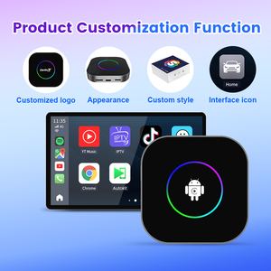 Làm cho logo 4G 64GB Tbox S2 xách tay xe chơi Dongle TV streaming Box không dây Android Auto carlinkit Carplay Adapter - Product Image 2