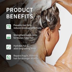 Champú de Aceite de Ricino y Romero al por Mayor, Champú Activador de Raíces para el Crecimiento del Cabello, Champú Anticaída - Product Image 4