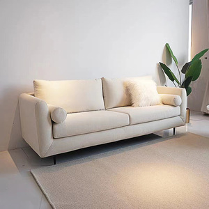 Conjunto de sofá de sala de estar nórdico de tela de lujo sofás de 4 Plazas de tela de terciopelo baratos de alta calidad para el hogar - Product Image 2