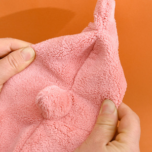 Serviette à main Weather Bear en polaire corail, 21x26 cm, design de dessin animé pour les enfants de la maternelle - Product Image 2