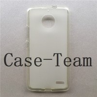 Fabricante al por mayor mate TPU casos suave esmerilado contraportada funda de silicona para teléfono móvil para Motorola Moto E4 negro