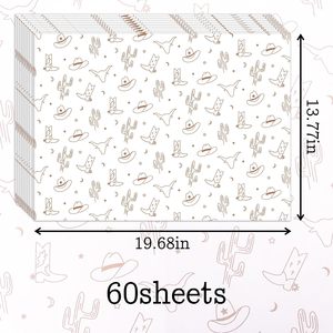 Vente flash - Papier cadeau personnalisé avec impression de designer, papier de soie personnalisé avec logo pour l'emballage des boîtes - Product Image 2