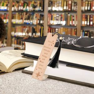 Custom Multi-Color Tassel <b>Bookmarks</b> with Laser Engraving Business <b>Gifts</b> for Celebration Activities Promotional <b>Bookmark</b> - Product Image 4
