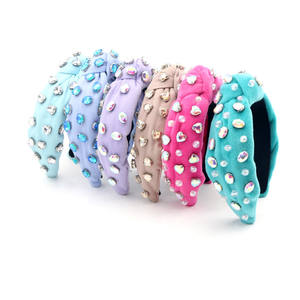 مجموعة أزياء الأحلام 6 في <span class=keywords><strong>1</strong></span> بلورات مزخرف يدويًا مصمم عقال فاخر مخصص مبطن بالخرز أحجار الراين للنساء - Product Image 5