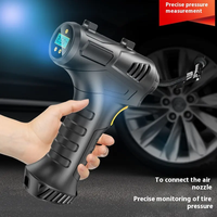 High-Power Portable Wireless Car Air Pump 4000mAh Digital Inflator Tire Pressure Monitor Horizontal Bar for Car Tire
