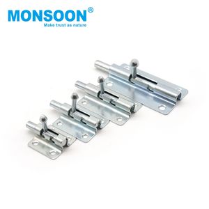 Loquet de sécurité pour porte de bâtiment commercial, loquet de fenêtre, loquet de porte en acier pour mobilier, verrou de porte coulissant à barillet pour l'intimité - Product Image 5