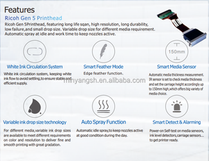 FY-1325R <span class=keywords><strong>2022</strong></span> Nouveau Ricoh Gen G5 blanc couleur vernis PS conseil acrylique verre métal tasse impression numérique UV À Plat Imprimante Jet D'encre - Product Image 6