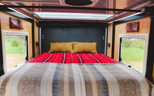 Mini <span class=keywords><strong>caravane</strong></span> de 12 pieds conforme à la norme australienne, remorque de camping-car, transporteur de jouets avec puits de lumière, suspension indépendante - Product Image 4