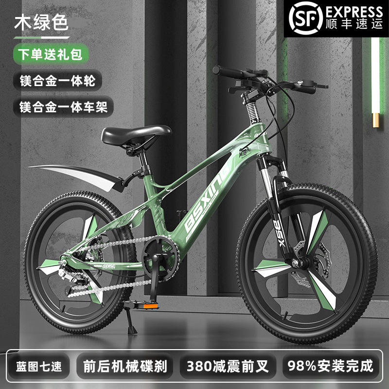 Charming Blue Spoke Wheels (Shimano 7-speed)