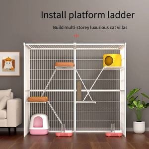 Katzen käfig Katzen villa Indoor <span class=keywords><strong>Outdoor</strong></span> Luxus Komfortable Metall Montage Eisen Netz käfig Abnehmbares Haustier Hund Katzen käfig Haus - Product Image 3
