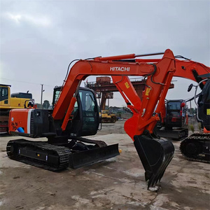 Excavadora de cadenas usada <span class=keywords><strong>Hitachi</strong></span> ZX70 genuina de 7 toneladas, miniexcavadora hidráulica de segunda mano de bajo consumo para construcción municipal - Product Image 4