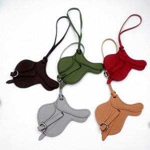 Leather Saddle <b>Bag</b> <b>Charm</b> Equestrian Style Horse Saddle Keychain Fashion <b>Bag</b> Pendant Decoration for Women - Product Image 3