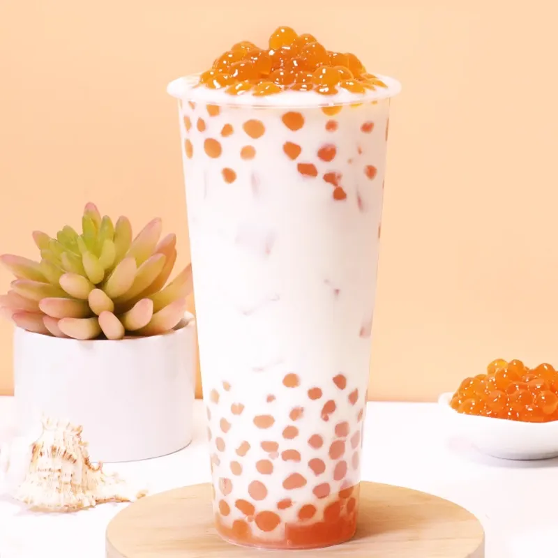 Factory Direct Sales Bursting Pop Boba Pearls Crystal Ball For Bubble Milk Tea Ingredients