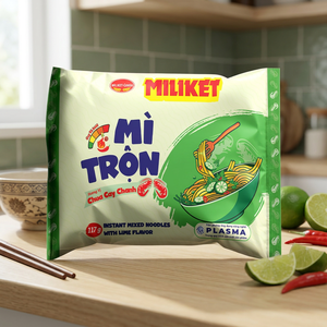มิลิเก็ต บะหมี่กึ่งสำเร็จรูปรสไลม์ 117 กรัม พลาสมา เทคนิคอล แบรนด์เวียดนาม - Product Image 2