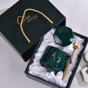 Customized Silk Screen Printed Ceramic Coffee <b>Mugs</b> Gift Sets for Women-Chinese New Year & Back to School Promotional Gifts - Product Image 4