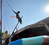 EASYFUN Trampoline gonflable 4 en 1 personnalisé en usine pour la vente et la location
