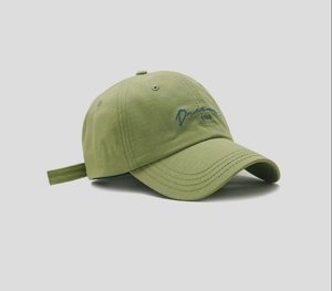 Casquette de baseball souple non structurée, style Dad Hat, décontractée, avec broderie alphabet et motif Argyle, 100% coton, respirante et imperméable - Product Image 2