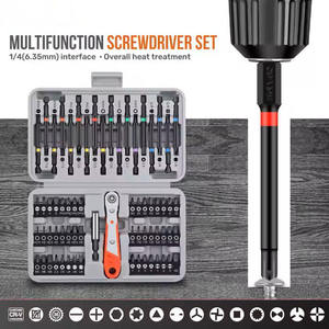 Juego de Destornilladores Manuales con Trinquete de 36 Dientes, Juego de Herramientas Multifuncionales con Forma Especial, 68 Piezas, Estuche Rígido OEM de Carbono - Product Image 3