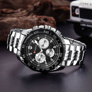 Reloj de Pulsera CURREN 8077 de Alta Calidad para Hombre, Movimiento de Cuarzo, Correa de Acero Inoxidable, Estilo Ejecutivo y Moderno - Product Image 5