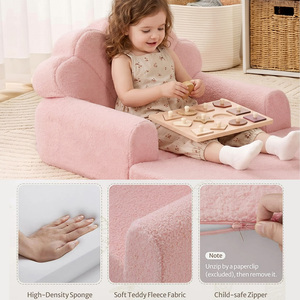 Sofá <span class=keywords><strong>Infantil</strong></span> 2 en 1 con Protección de Cierre OEKO-TEX, Sofá <span class=keywords><strong>Plegable</strong></span> para Niños, Sillón Reclinable para Niños, para Sala de Estudio - Product Image 3