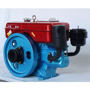 Moteur diesel monocylindre 4 temps refroidi par eau de 15 kW à démarrage électrique avec pompe et roulement moteur – Prix usine - Product Image 5