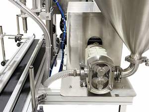 Machine de remplissage automatique à pompe rotative pour boissons alcoolisées, jus, eau minérale, brillant à lèvres, laque pour cheveux, sauces sur convoyeur - Product Image 5