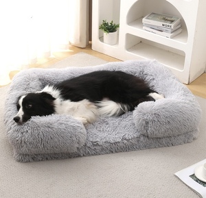 Hersteller-Großhandel: Modernes, modisches, orthopädisches Hundebett aus Plüsch mit Heizfunktion, individuelles Logo, quadratisch, für Sommer und Winter, Kartonverpackung - Product Image 2