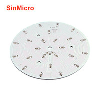 Placa de Circuito Impreso (PCB) Redonda de Aluminio Personalizada de Una Sola Cara, Luz LED de 12v, Carga Rápida, CKD SKD, 20 Vatios, QC3.0, Accesorios para PCBA
