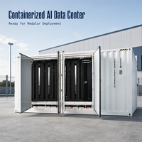 Solution de centre de données à refroidissement liquide de 20 pieds à haute efficacité énergétique avec refroidissement direct sur puce pour les calculs haute performance (HPC) et les charges de travail d'IA