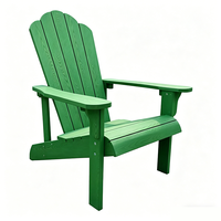 Chaises Adirondack en plastique modernes, durables, avec structure en acier, imperméables, de haute qualité, pour jardin et terrasse