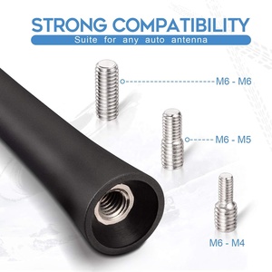 <span class=keywords><strong>Antena</strong></span> <span class=keywords><strong>Dipolo</strong></span> <span class=keywords><strong>Multibanda</strong></span> de Acero Inoxidable de Alta Calidad de 698-2700 MHz con Ganancia de 5 dBi y VSWR de 1.5MAX <span class=keywords><strong>para</strong></span> Radio de Coche - Product Image 3