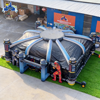 Dôme de combat gonflable interactif Laser Tag Arena Laser Maze Tent pour les locations de fêtes commerciales et les centres de divertissement