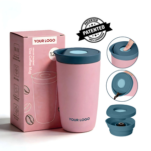 <span class=keywords><strong>Taza</strong></span> <span class=keywords><strong>de</strong></span> Café Reutilizable <span class=keywords><strong>de</strong></span> 500 ml, Aislada, con Interior <span class=keywords><strong>de</strong></span> Cerámica SS304, Libre <span class=keywords><strong>de</strong></span> BPA, con Tapa <span class=keywords><strong>de</strong></span> Botón Giratorio <span class=keywords><strong>de</strong></span> 360 Grados ES1A7159 - Product Image 1