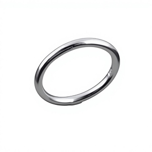 Minimalist 925 Sterling <b>Silver</b> Wedding Band <b>Ring</b> Unisex Everyday Wear Fine Jewelry - Product Image 1