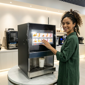 Máquina expendedora de café inteligente de sobremesa, máquina automática de bebidas para oficina o cafetería - Product Image 1