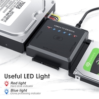 Adaptador de disco duro USB3.0 2,0 a SATA o IDE, convertidor con función de clon, adaptador de equipo de monitoreo de TV, precio barato al por mayor