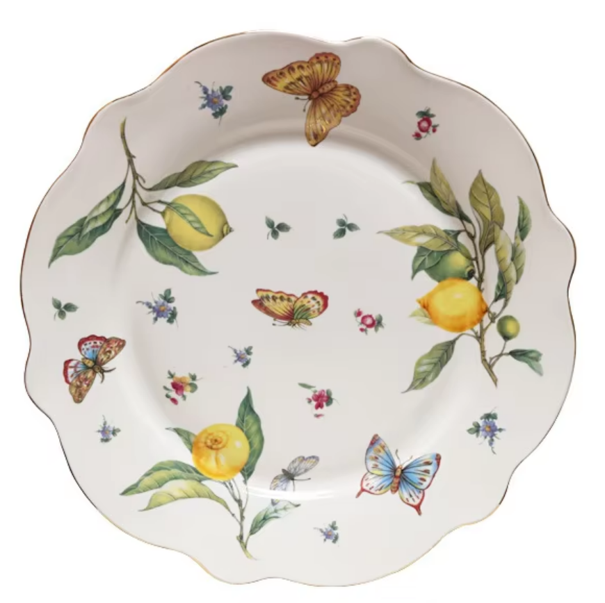 White 10.5 inch plate
