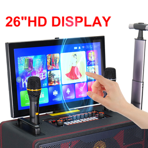 Loa siêu trầm không dây chất lượng cao Loa kéo chuyên nghiệp dành cho karaoke với màn hình cảm ứng Loa Bluetooth WIFI - Product Image 3