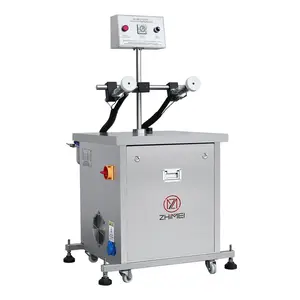 Semi-auto Cosmetic Glass Bottle Rinser Stainless Steel Air Cleaning Machine Glass And Plastic Bottle Air Jet Washing Machine