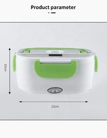 Tragbare Elektrische Edelstahl-Lunchbox mit Deckel 110V/220V Intelligenter Elektronischer Küchen-Speisenwärmer für den Innenbereich zum Erwärmen und Servieren