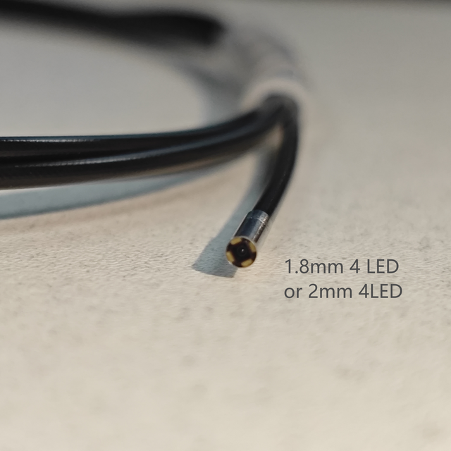 Flexible Endoscope Camera Simple Borescope Ear Endoscope Waterproof Camera 2mm Camera PTFE Protection