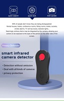 T12 Caméra cachée anti-espion Mini détecteur de caméra portable pour la sécurité des voyages à la maison