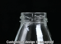 La conception personnalisée est acceptée Petite quantité minimale de commande De Lait/Jus/boisson bouteille en verre
