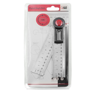 130mm 2-en-1 rapporteur d'angle numérique règle Finder mètre acier inoxydable 360 goniomètre inclinomètre rapporteur pour le travail du bois - Product Image 5