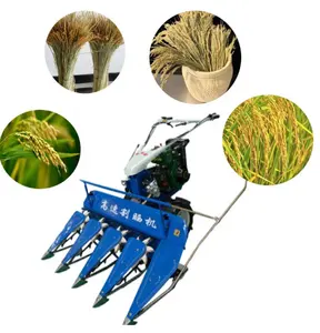 Mini cosechadora de Maíz y Trigo de arroz, máquina cosechadora de maíz, máquina cosechadora de maíz para ventas
