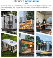 Cabine Apple, maison capsule industrielle, cabine modulaire intelligente préfabriquée, dortoir de chantier à 2 étages en acier solaire, garantie 3 ans