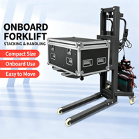 Ein-Mann-Bedienbarer Mini-Elektro-Stapler Stabiler Hubstapler für Indoor-Veranstaltungen Audio-Flightcases Materialtransport