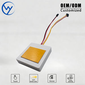 OEM ODM DC 5A 12V 60W Interrupteur tactile unique à trois couleurs avec fonction de gradation pour miroir de salle de bain, interrupteur à détection - Product Image 6