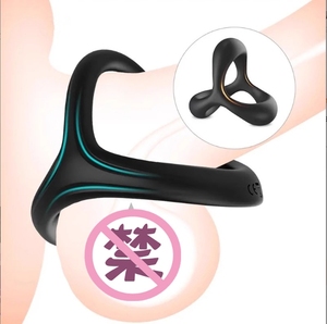 VAE-Lager Silikon-Penisring für Männer, Verlängerung, Sexy Dreieck-Verschluss, Samenring mit Komplettset, Erotikprodukte - Product Image 1