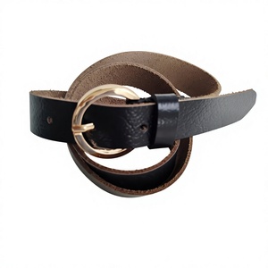 Vintage Eco-Friendly Cow Hide Steel Pin Buckle Belt 3.8CM Width 138CM Length 3D Design Solid Pattern Unisex Adult OEM/ODM - Product Image 4